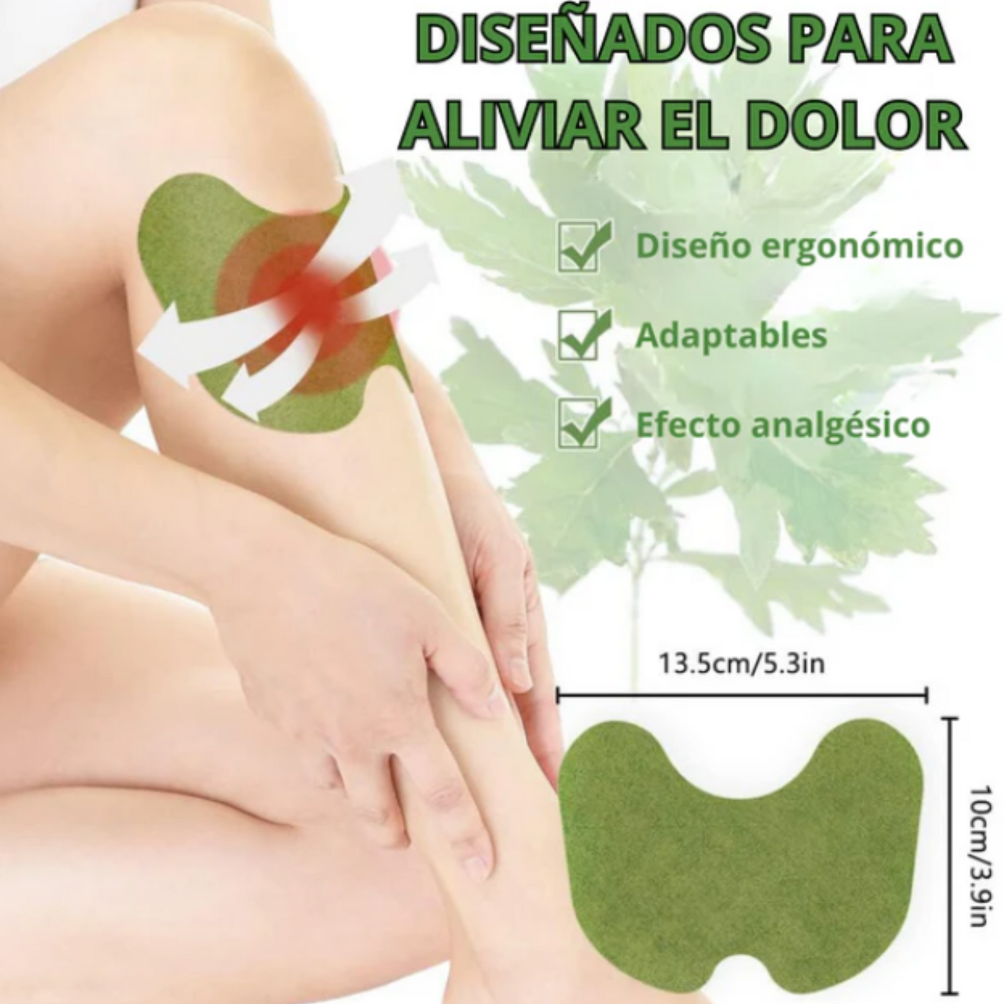 2 x 1 Parche Natura para Aliviar Dolor de Articulación (12 parches en cada paquete)