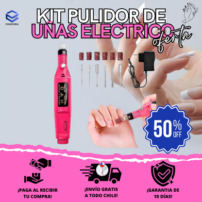 Kit Pulidor de Uñas Electrico