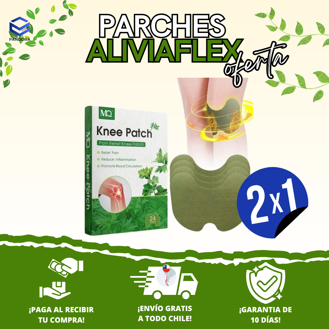 2 x 1 Parche Natura para Aliviar Dolor de Articulación (12 parches en cada paquete)